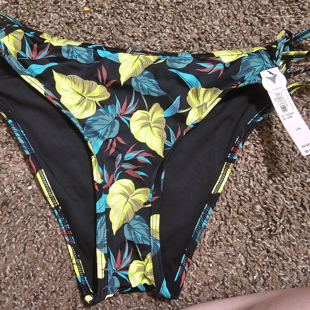 Tropical Print Women's Swim Bottom